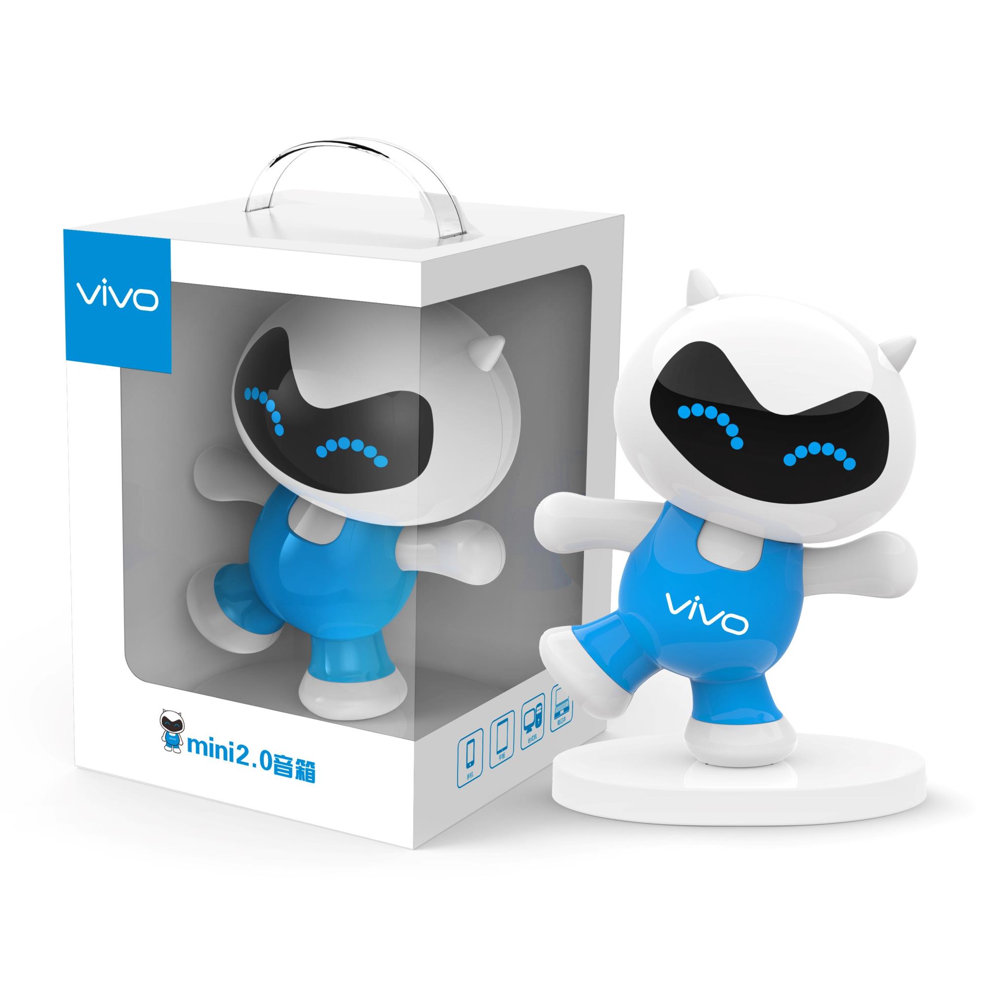 vivo公仔音响     这是一款专为vivo定制的手机礼品,根据vivo吉祥物